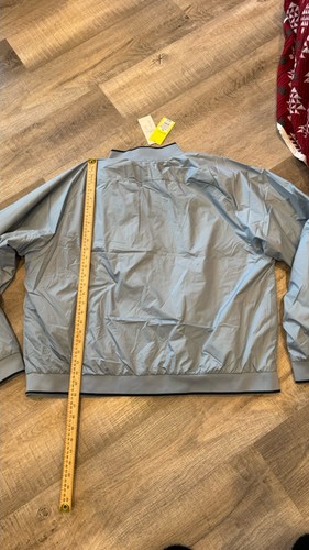 All In Motion Men’s XXL Lightweight Insulated Full Zip Jacket Gray Blue NEW - Picture 7 of 11
