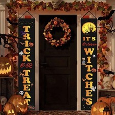Reusable Halloween Decorative Banners Indoor/Outdoor