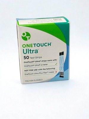 50 OneTouch Ultra Test Strips - Exp 10/2026+ Free Shipping!!