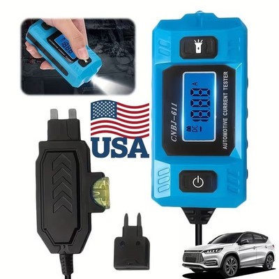 Automotive Fuse Current Testing Tool Max 48V Car Circuit Tester High Precision