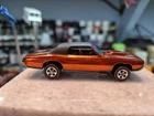 Hot Wheels Redline Restored Custom T-Bird Spectraflame Orange, Brown interior HK