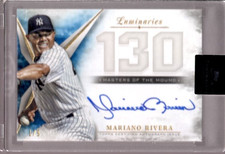 MARIANO RIVERA 2018 Topps Luminaries Masters of the Mound Blue Autograph Auto /5