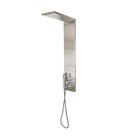 COLONNE DE DOUCHE HYDROMASSANTE BROSSÉ EN ACIER INOX MOD. TREND
