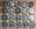 (20) Original Morgan & Peace Silver Dollars.   Some Beautiful!     #M59374-C