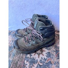 La Sportiva Ultra Raptor II Mid GTX Hiking Boots Grey Teal Purple Women 7 38