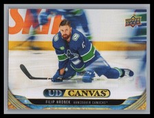 2024-25 Upper Deck #C166 Filip Hronek UD Canvas Vancouver Canucks
