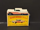 Matchbox Lesney #75A-3 Ford Thunderbird GPW 1960 w/Original Type D Box