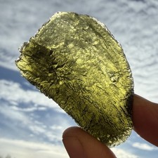 Moldavite, Tektite, Czech Republic, Astronomy Gift, Authentic Moldavite, 18.22g
