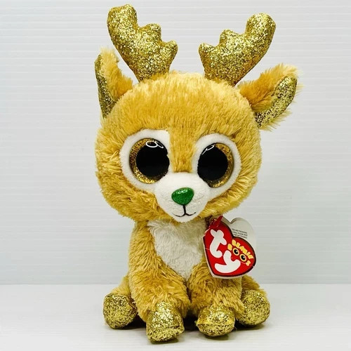 Ty Beanie Boo Boos 36220 Glitzy the Christmas Reindeer Regular 15cm