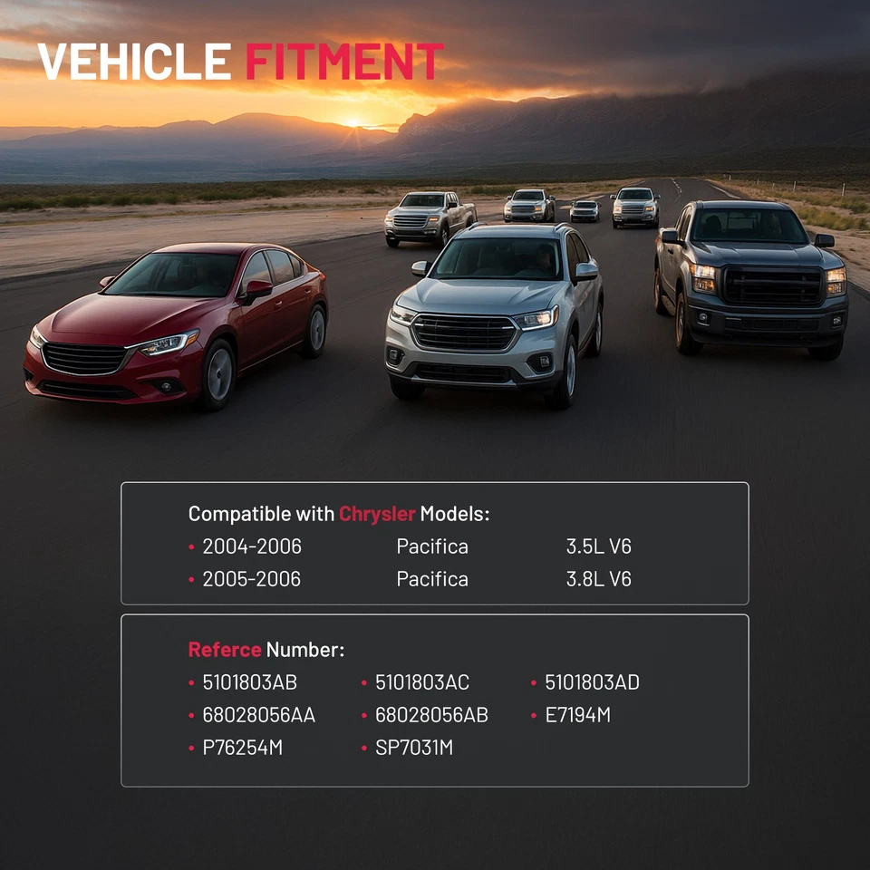 Nuevo conjunto de módulo de bomba de combustible para Chrysler Pacifica E7194M 2004 2005 2006 3,5 L Foto 3 de 4