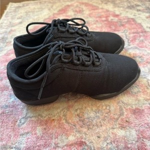 Capezio Black Dance Sneakers size 7