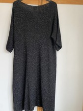Moda Black Dress Made in Italy, Size M (10-14)