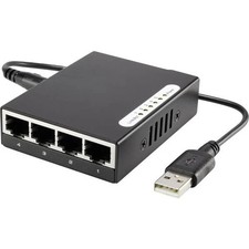 Renkforce RF-4451433 5-Port 100 Mbps Network Switch USB Power Supply
