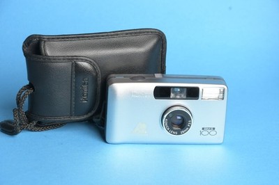 Konica BM-S 100 Super Big Mini, analoge Kompaktkamera für APS Film, silber