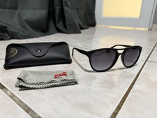 Ray Ban Erika Classic Sunglasses RB4171 622/8g Matte Black/Grey NEW 