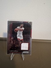 2021 Panini Prizm Sensational Clint Capela Patch Card #SSW-CCA - Atlanta Hawks