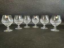 6 x Zwiesel Almeria Cognac Gl&auml;ser - 12,4 cm hoch vintage Kristallglas