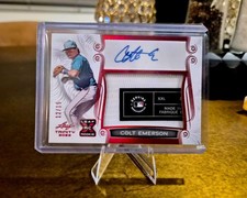 2023 Leaf Trinity Colt Emerson Patch Auto /15 #PA-CE1 Rookie RC Autograph