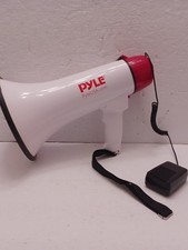 PYLE USA BULLHORN/MEGAPHONE W/MIC USED/NICE/WORKS/NEW BATTERIES