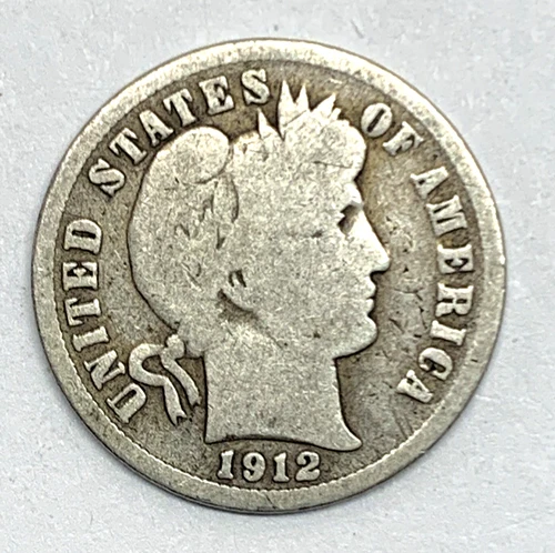 1912 D Barber Dime