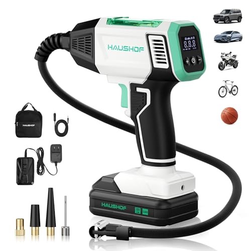  Tire Inflator Portable Air Compressor, 150 PSI Cordless Air