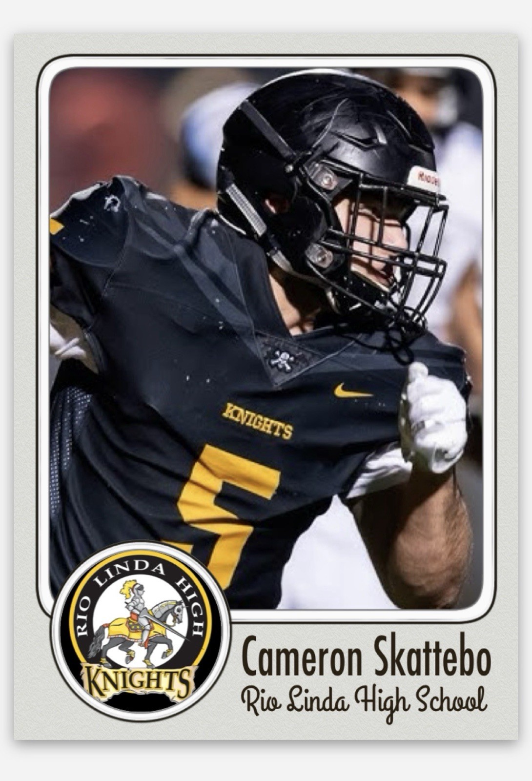 Cameron Skattebo High School Football Card New York Giants! eBay