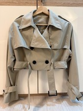 Cropped Trench Jacket in Beige S / 36 / 8 • Sehr gut • Sonstiges