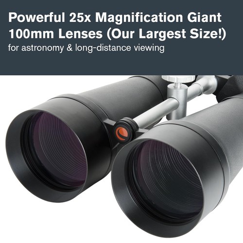 Celestron 71017 SkyMaster 25x100mm Porro Prism Binoculars with Multi-Coated Lens - Picture 6 of 7
