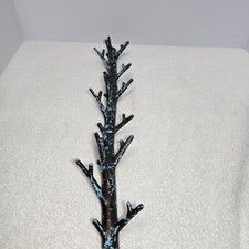 Bosign 3 Piece Tree Branch Wall Hanger Hooks Powder Blue Gunmetal Key Coat Hook