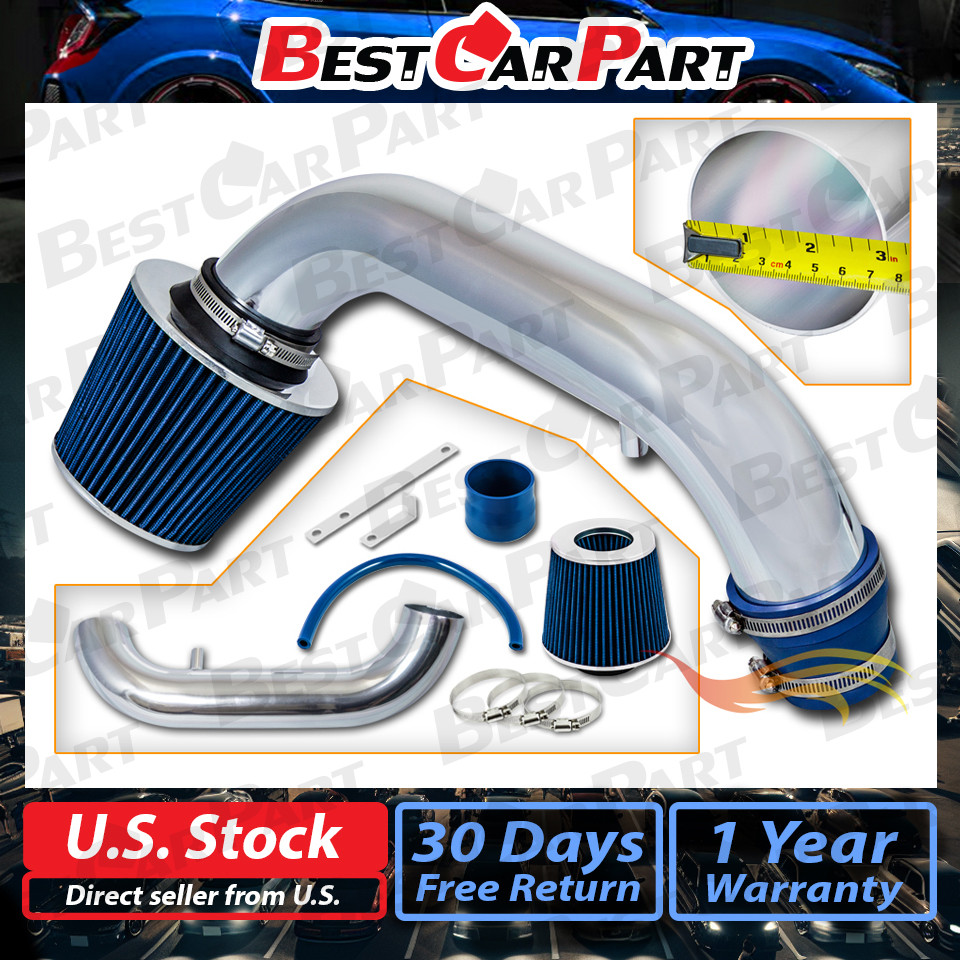 BCP BLUE 95-99 Dodge Neon 2.0L L4 Air Intake Racing System + Filter