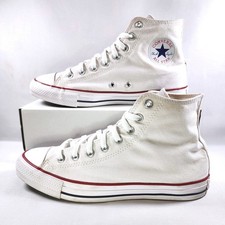 Converse Chuck Taylor All Star High Top Mens 9 White Canvas Sneaker M7650
