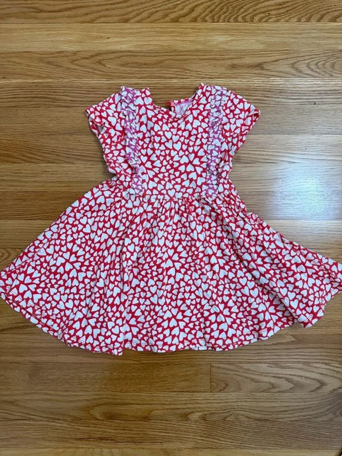 Boden 3-4 heart super twirl dress
