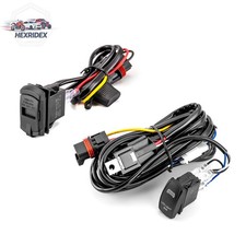 LED Voltmeter Dual USB LED Light Bar Wire Fit Polaris RZR PRO R/R 4 Pulse Busbar
