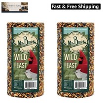 Wild Bird Feast Cylinder 28 oz  Wild Bird Food for Outdoor Birds  Backyard ...