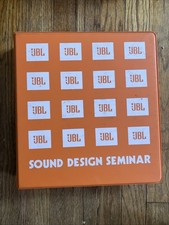 Raccoglitore JBL SOUND DESIGN SEMINARIO ANNI 80