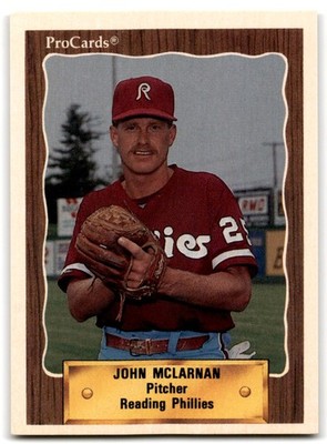 1990 ProCards John McLarnan Reading Phillies #1219