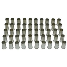 4 Gauge Non-Insulated Ferrules Tin Plated Copper 0.59" Pin Length Pack of 50