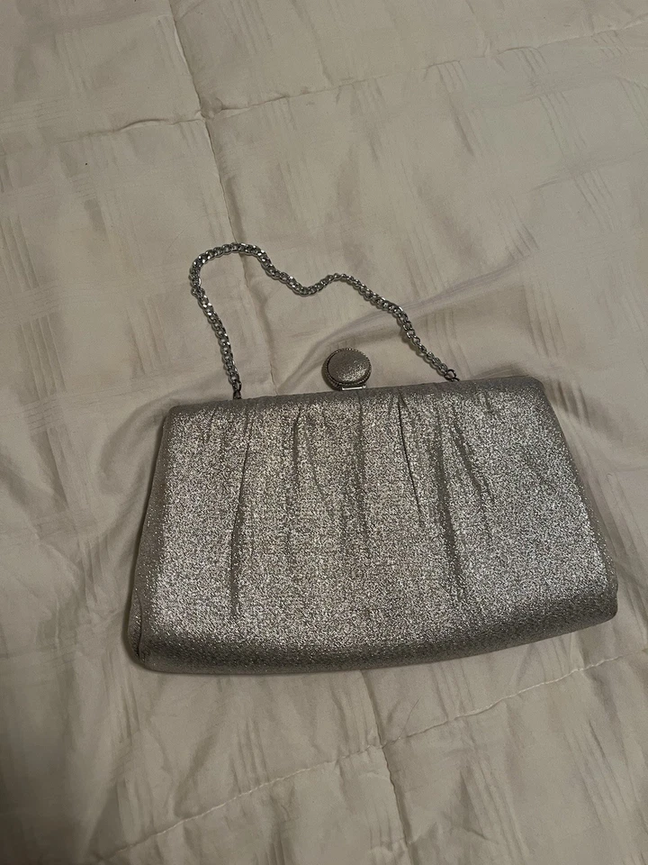 This Is A Vintage (Harry Levine) Gold lame Evening Clutch Purse - Image 2 of 3