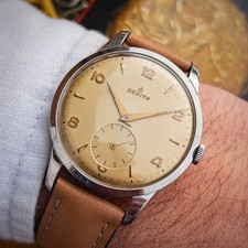 Zenith Stellina Oversize Case 36Mm Zenith 126-6 Manual Winding Vintage Zenith 