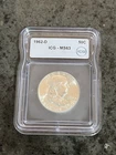 Ben Franklin Half Dollar 1949-D 1951-S 1959-D 1962-D, 90% Silver, Ms63