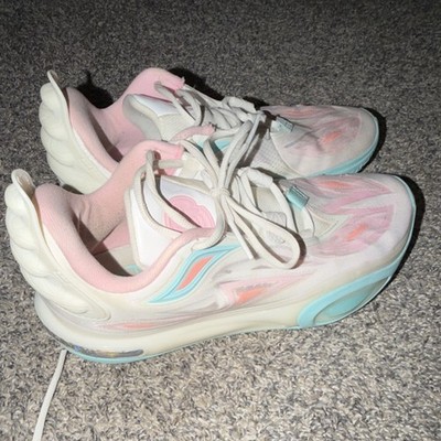 Li-Ning Wade All City 11 V2 Family Love White Pink Blue Basketball Sneakers