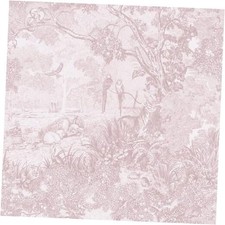 Peel and Stick Wallpaper Neutral Wall Paper 17.3in 6.56ft 17.3" x 78.7" Pink
