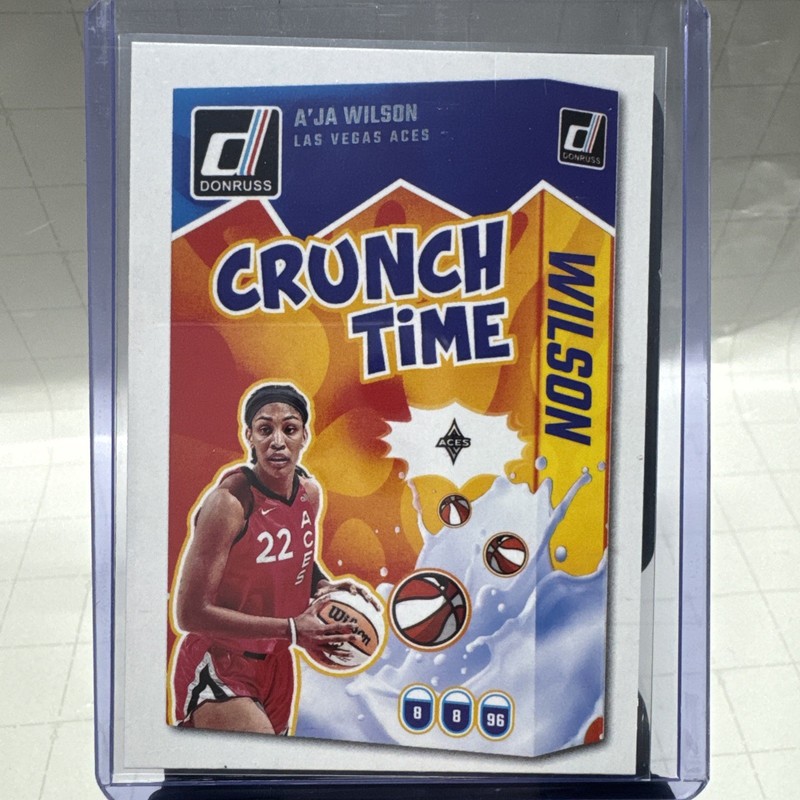 2025 Donruss WNBA A'ja Wilson Crunch Time #12 Las Vegas Aces