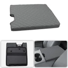 Fit 2017-2026 Ford F250 F350 F450 Super Duty Center Console Lid Armrest Pad Gray