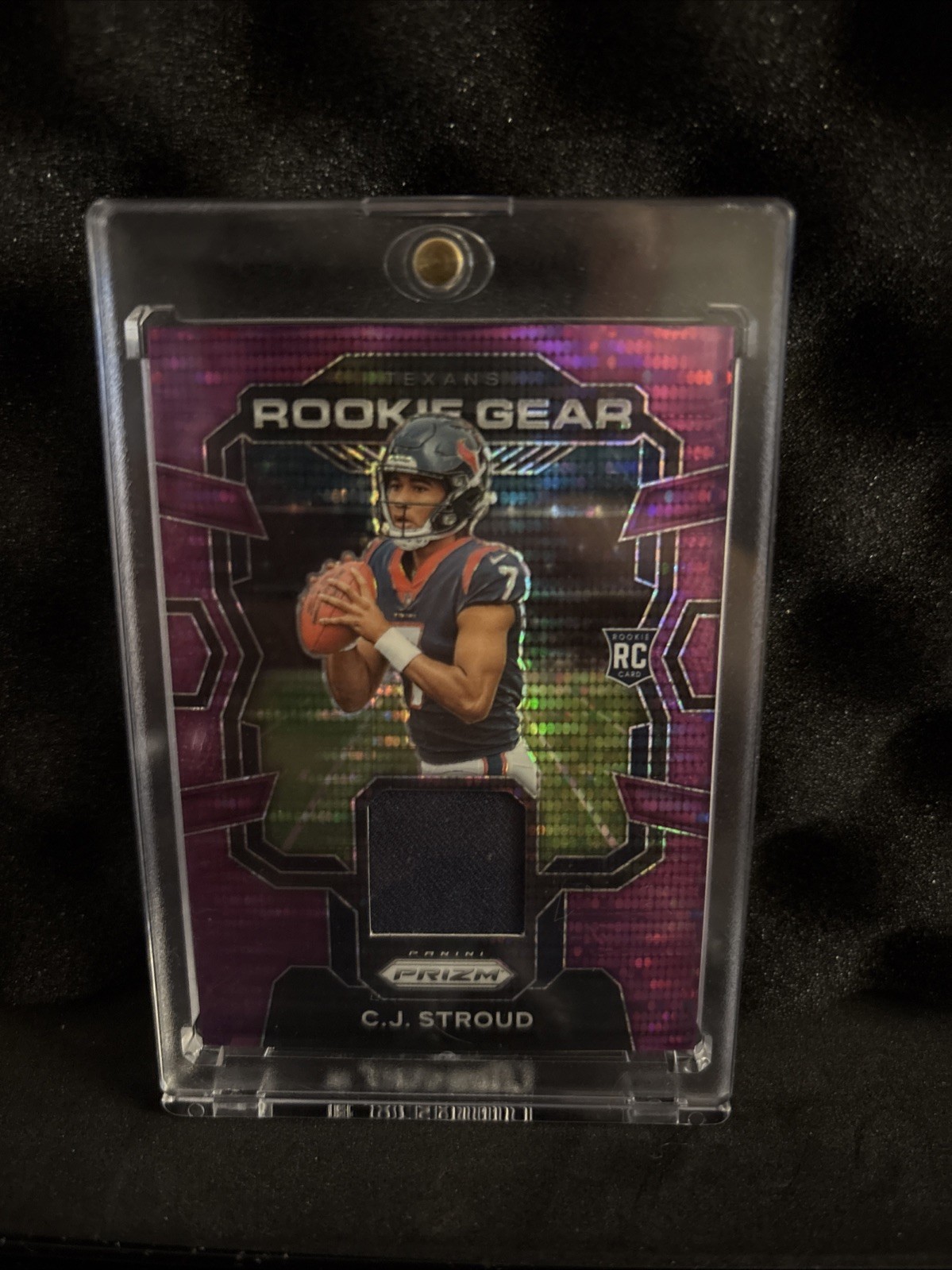 2023 Panini Prizm - Rookie Gear C.J. Stroud #RG-CJS Purple Pulsar Prizm