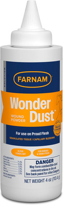 Wonder Dust Wound Powder Blood Coagulant for Horses and Show Stock