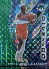 Panini 2022-23 Mosaic Give and Go Green Prizm Shai Gilgeous-Alexander #10