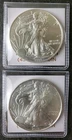 2015 and 2019 $1 American Silver Eagle Dollars