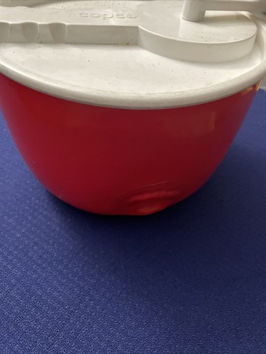 Vintage Copco Salad Spinner #604 Sam Lebowitz USA Kitchen Ware Orange - Picture 2 of 7