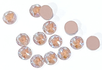 BLACK DIAMOND SHIMMER 12ss 3mm IHC Austrian Crystal Flatback - Foto 13